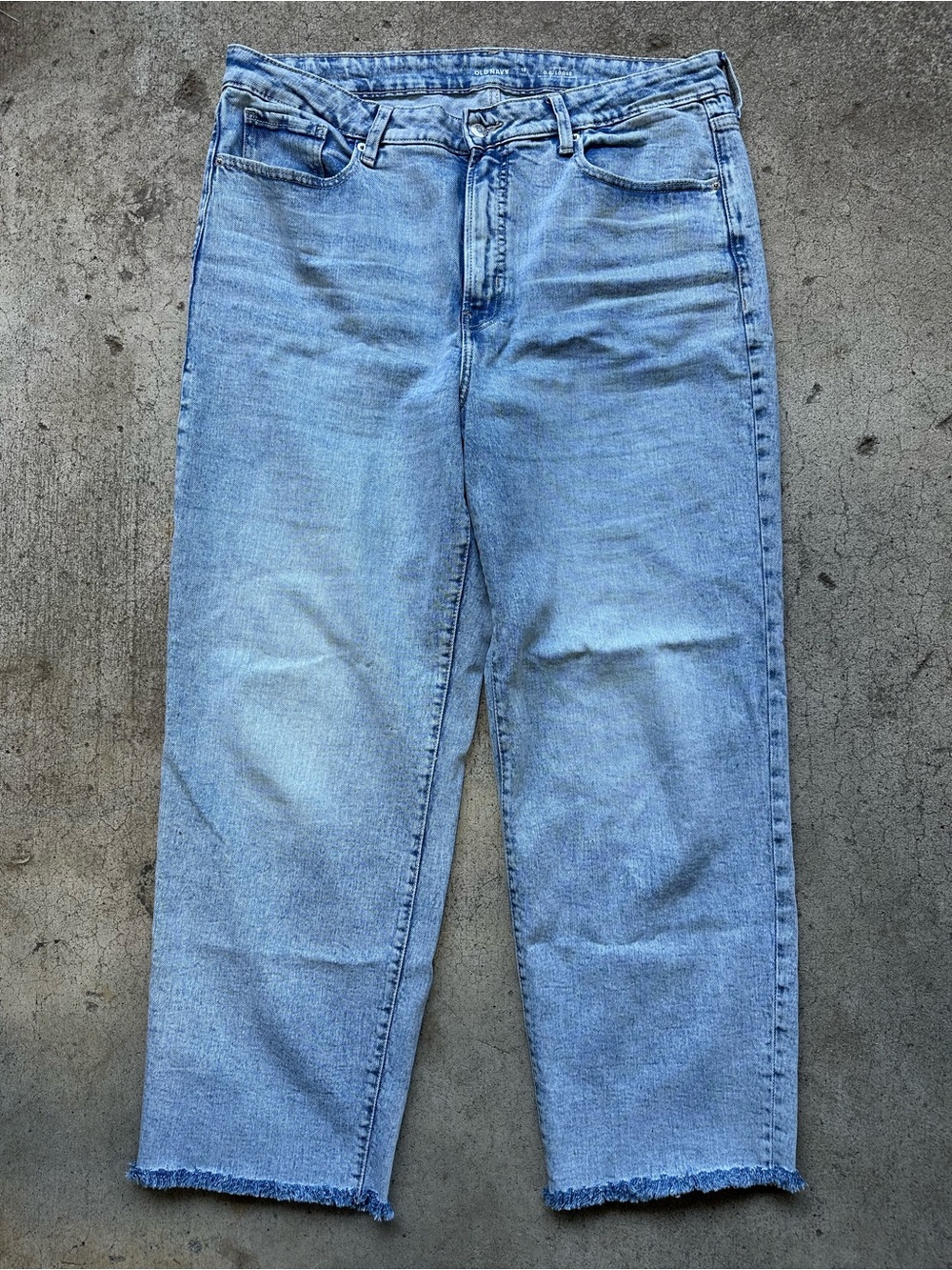 Old Navy High Rise OG Loose Secret Smooth Pockets Baggy Jeans